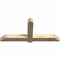 Ekena Millwork Eugene Rough Sawn Timber Gable Bracket, Douglas Fir, 72"W x 33"H x 6"D x 6"F, 11/12 Pitch GBW072X33X0606EUG00RDF - alternate 4